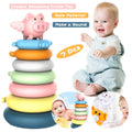 7 Pcs Soft Stacking Rings Toy L92899