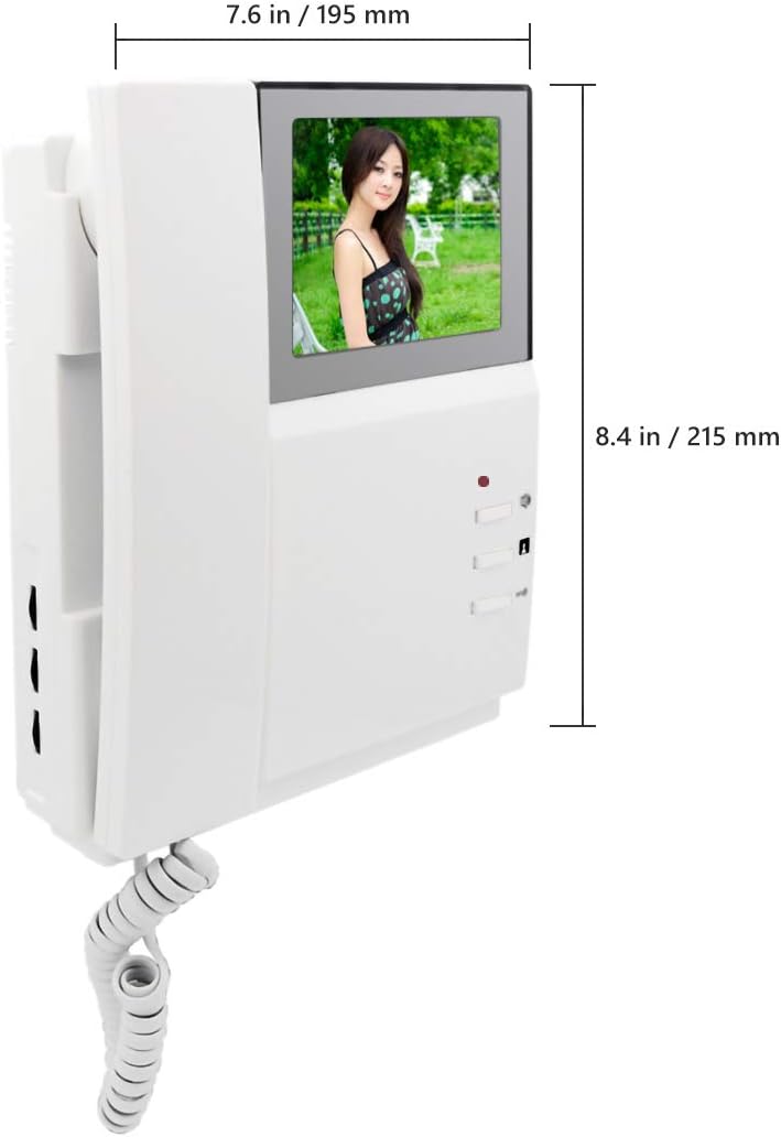 4.3 Inches Wired Video Door Phone System with LCD Monitor and IR Night Vision Camera H153