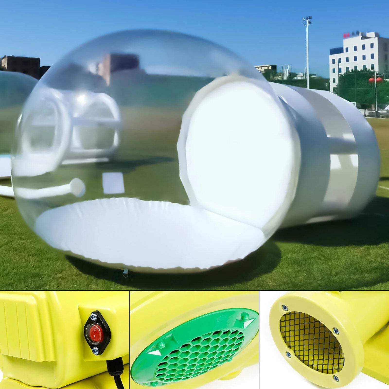 Inflatable Transparent Bubble Tent with Blower L6533