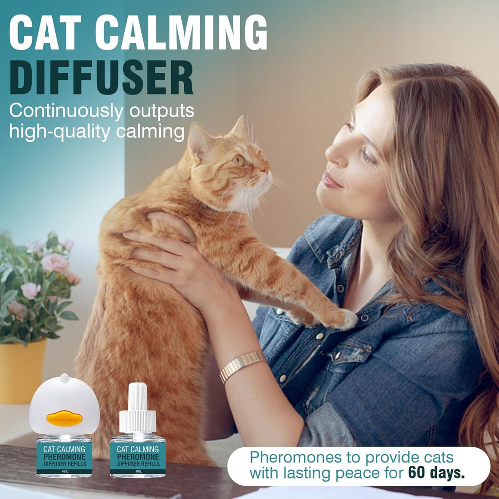 Cat Calming Pheromone Diffuser 48ml Refill Y13333