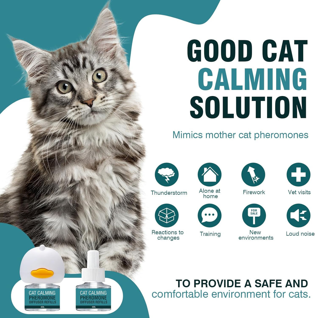 Cat Calming Pheromone Diffuser 48ml Refill Y13333