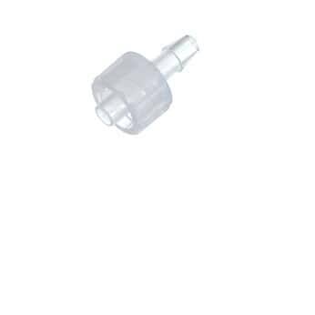 Male Luer Lock to Hosebarb Adapter, Polycarbonate, Straight, 1/4x22 ID; 25/pk S81518