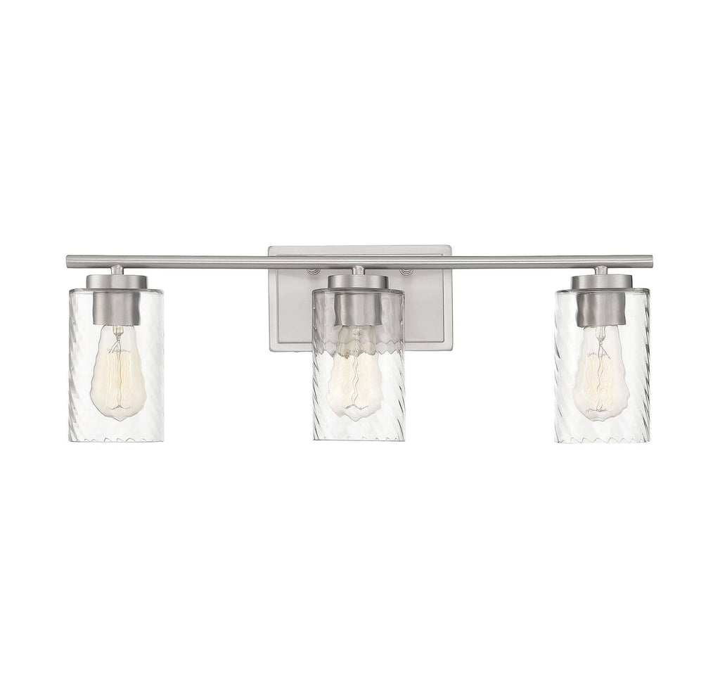 3 Light Brushed Nickel Bath L54283