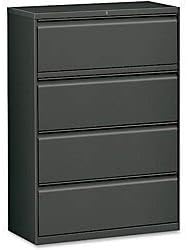Charcoal 4-Drawer Lateral File M4056