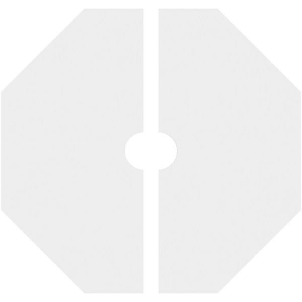 38x22OD x 5x22ID x 13 1/4x22C Two Piece PVC Ceiling Medallion F30422