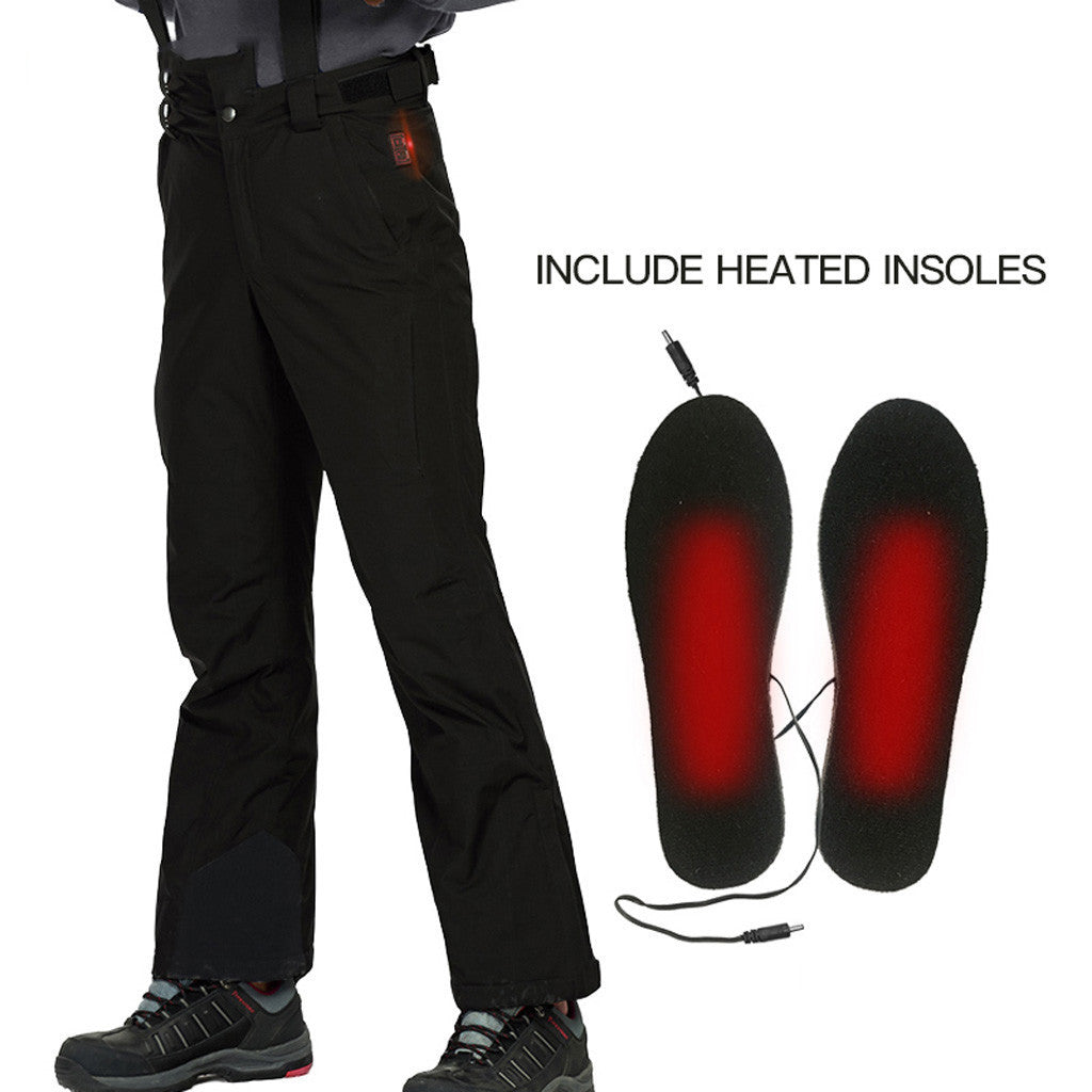 USB Smart Heating Waterproof Ski Pants W49735