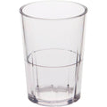 Clear San Plastic Tumbler 6 oz. - 36/Case M13581
