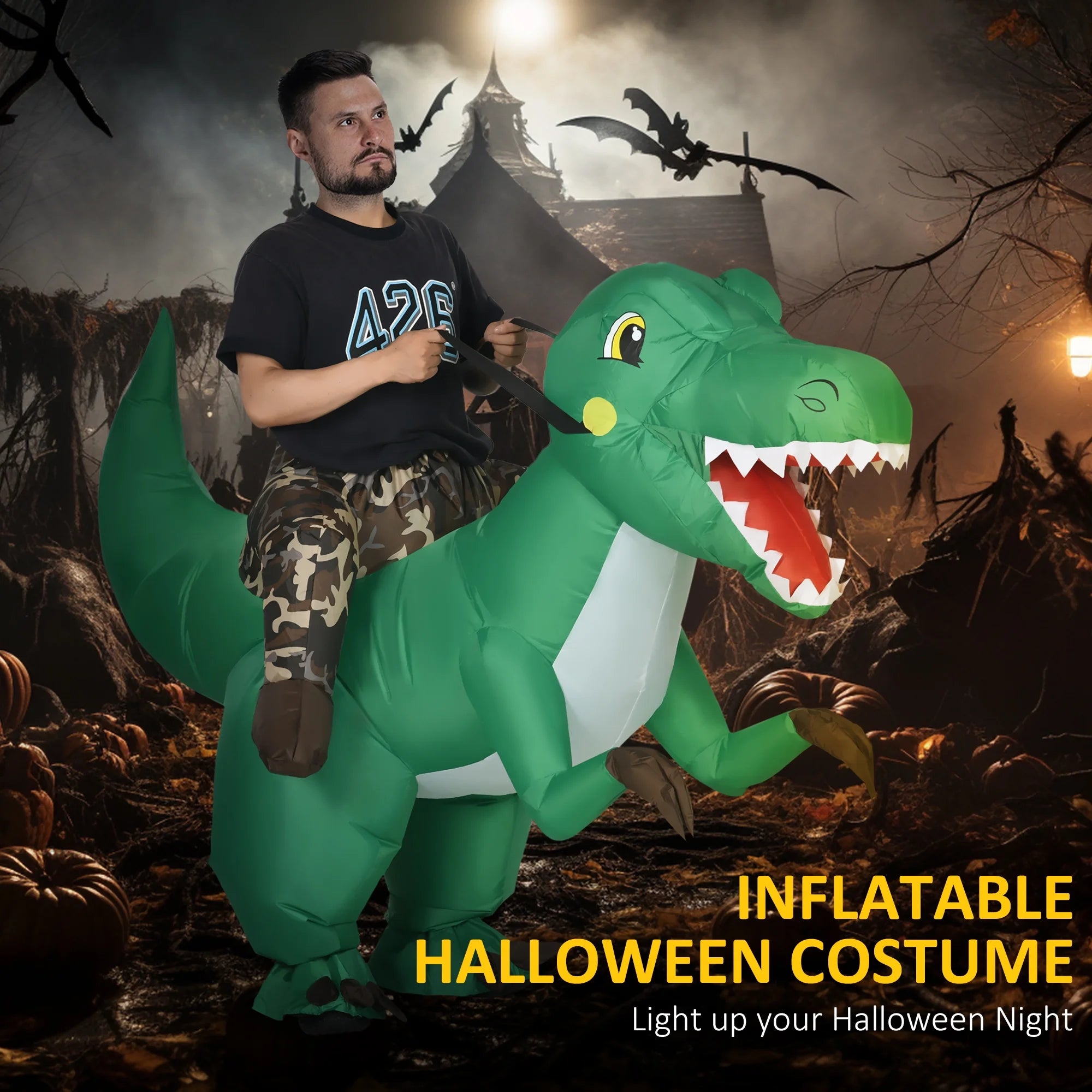 Halloween Inflatable Decoration with LED Lights O907