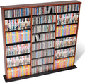 Triple Wide Wall CD Rack - Cherry & Black L545036