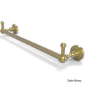 30 inch Towel Bar with Integrated Hooks - Satin Brass W3704