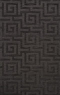 Ash Squares Maze 4' x 6' Rectangle Area Rug L1147