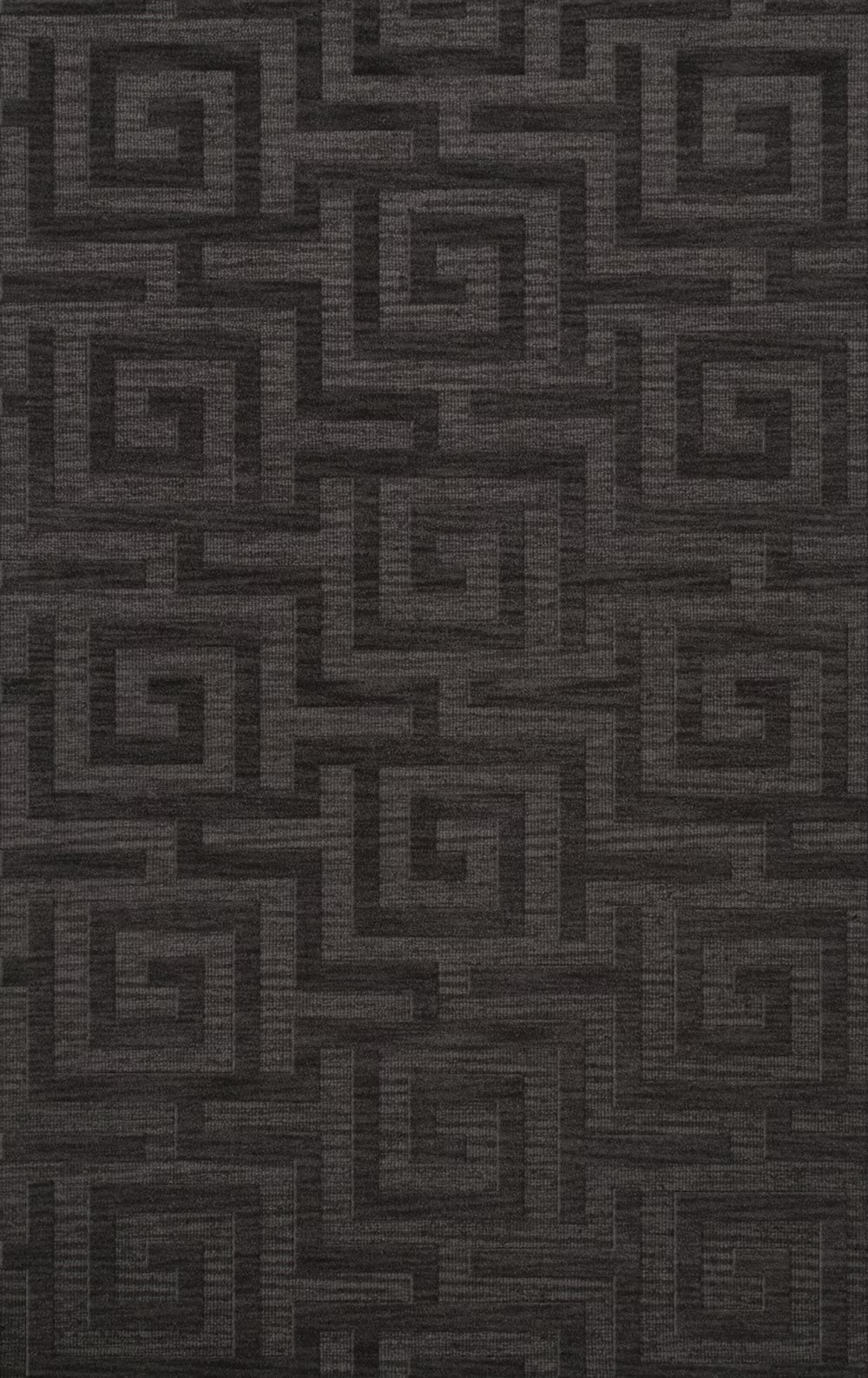 Ash Squares Maze 4' x 6' Rectangle Area Rug L1147