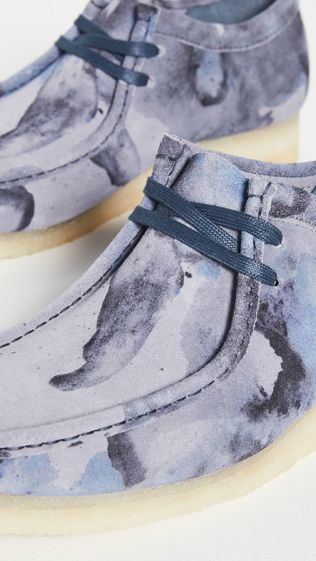 Blue Camo Wallabee Shoes I592