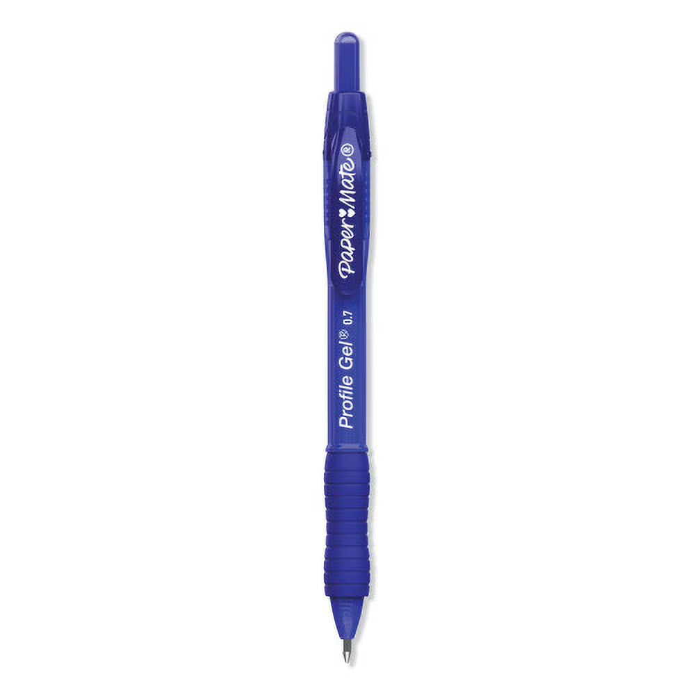 Blue Ink Retractable Gel Pen, Medium 0.7 mm, 36 Pack P81535
