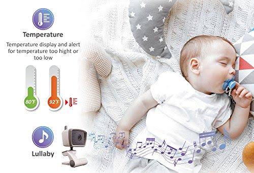4.3 Inches LCD Video Baby Monitor with 2 Portable Cameras W113