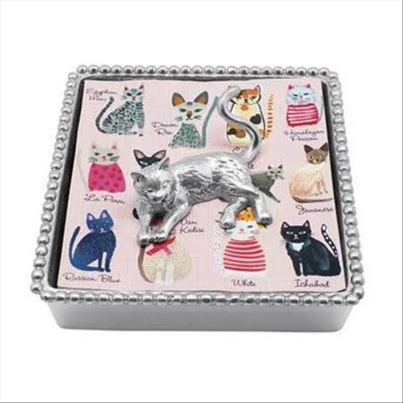 Beaded Napkin Box O789