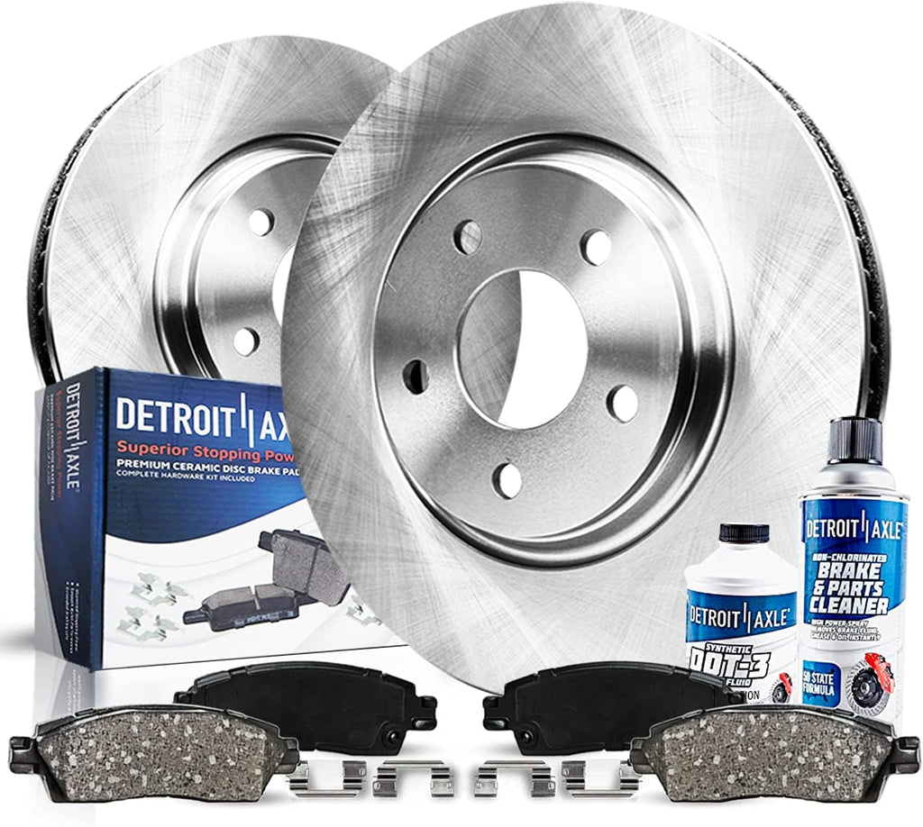 11.10" Front Disc Rotors and Brake Pads 6pc Set M8468