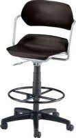 Armless Plastic Swivel Stool J1969