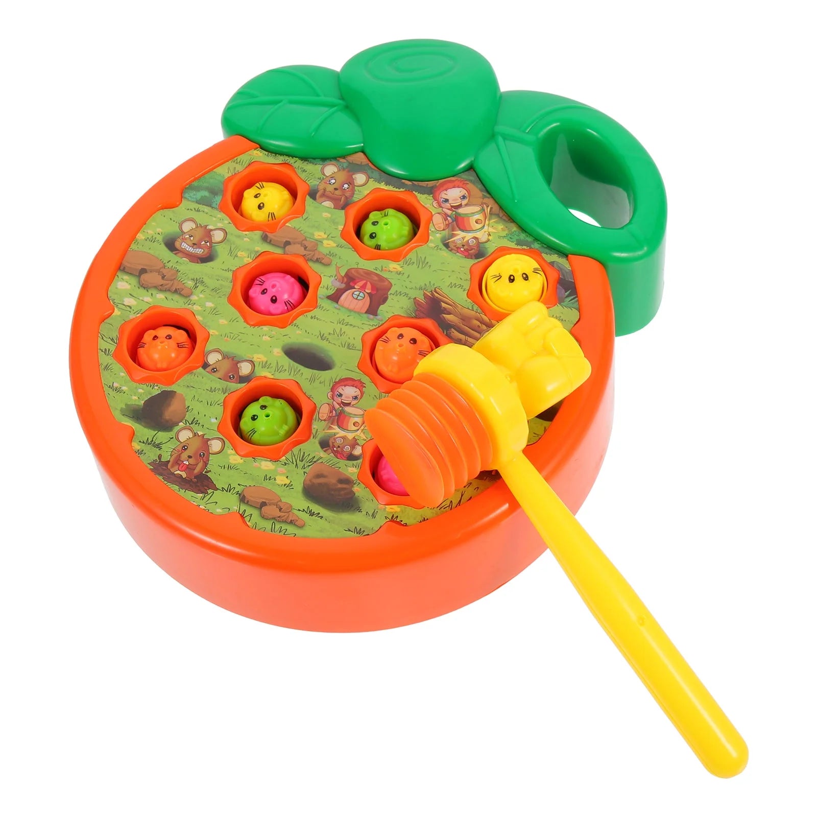 Electric Mole Game Toy Whacking Toy Cartoon Hammer Beating Toy I12241