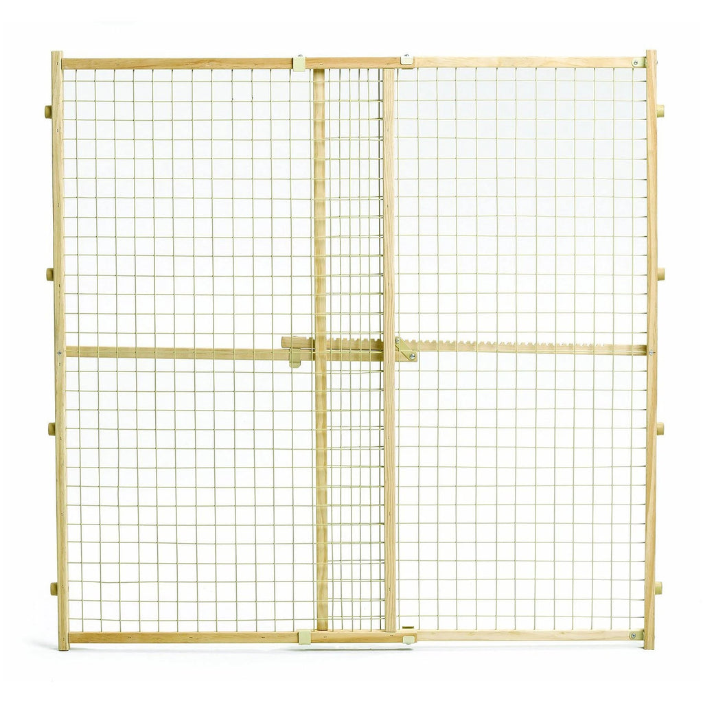 44-in Wood Wire Mesh Pet Gate M9260