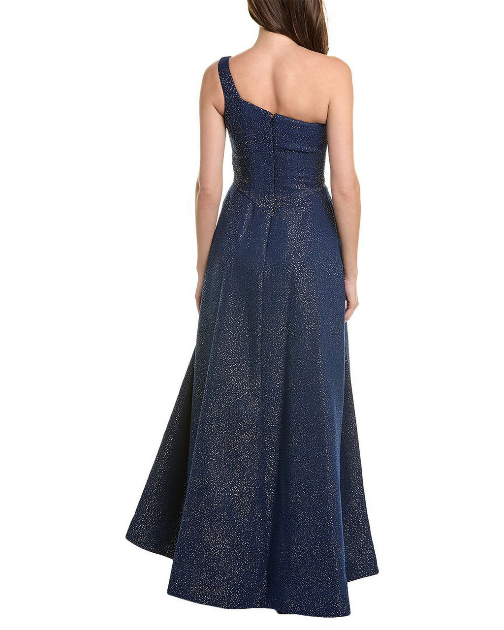 Metallic Jacquard Gown U6355