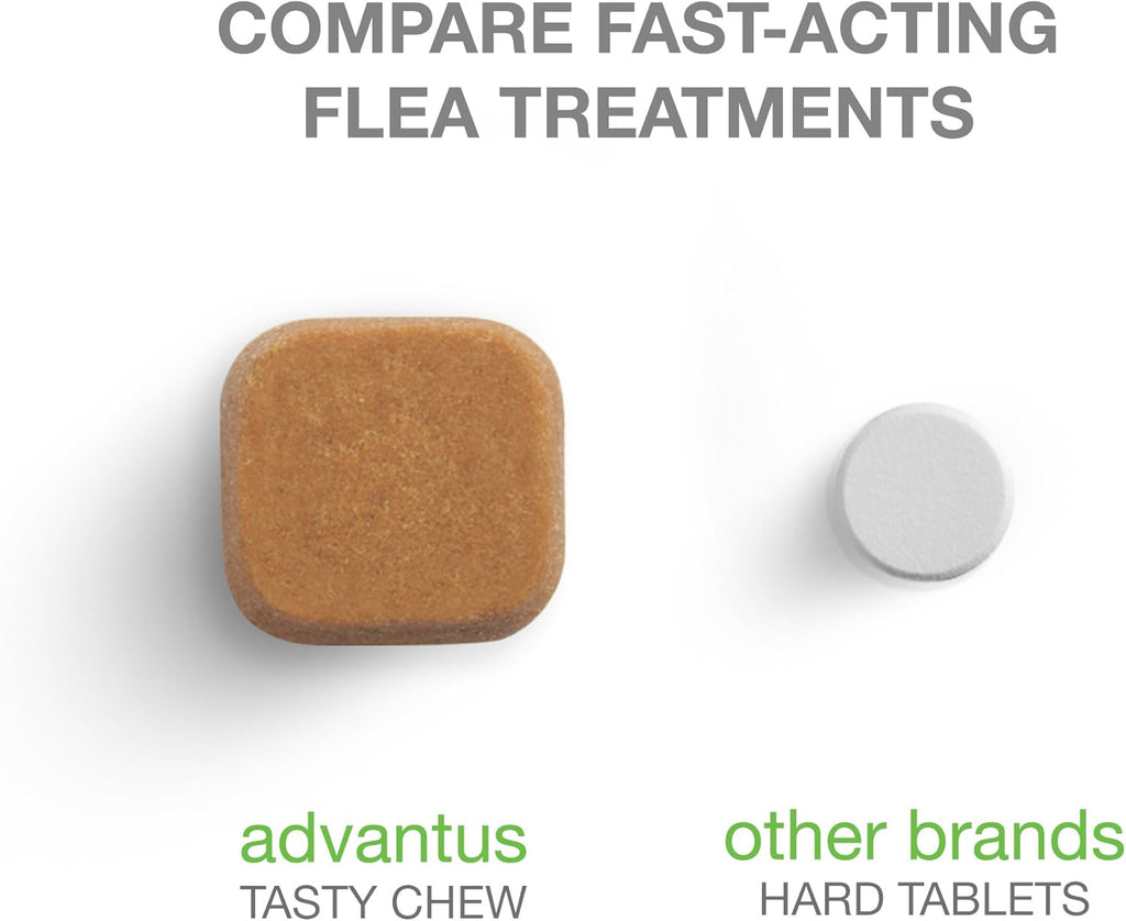 Chewable Flea Treatment for Large Dogs, 23-110 Pounds, Pack of 2 G888