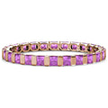 Amethyst 2.5mm Eternity Band 14K Rose Gold F2196