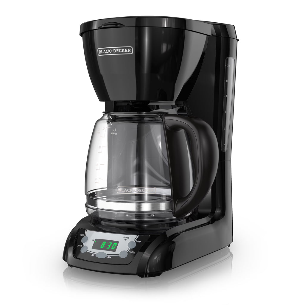 Black 12 Cup Drip Coffee Maker Y3464
