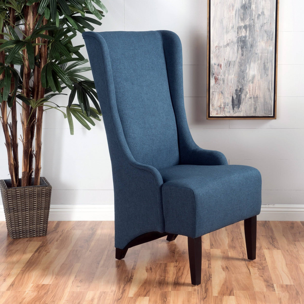 Teal Fabric Dining Chair U468263