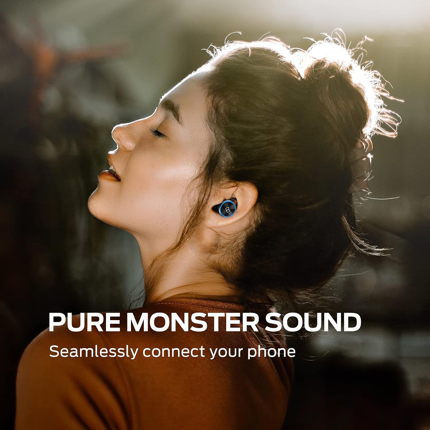 Wireless Earbuds with Rotating Metal Charging Case, 8 Hours Playback, Pack of 2 S8729