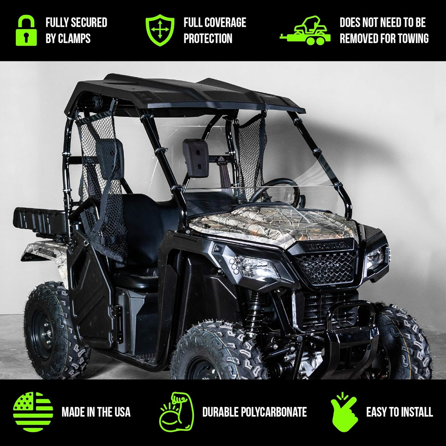 UTV Windshield 3/16" H481426
