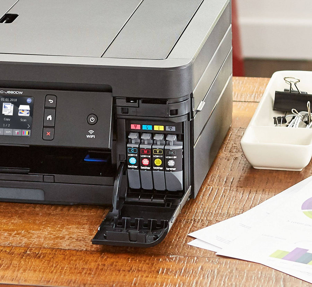 Black Wireless All-in-One Inkjet Printer V47629