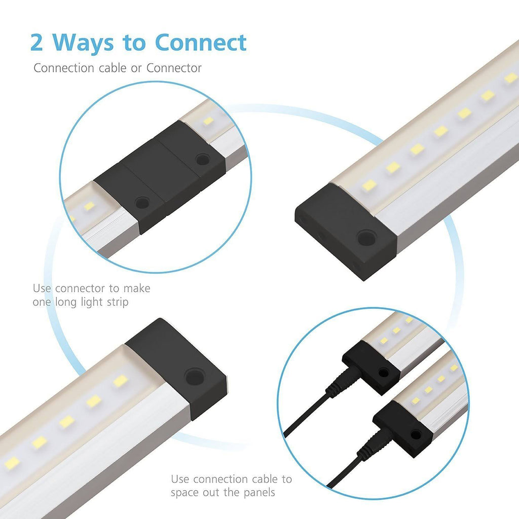 6 Panels 7 inch LED Dimmable Under Cabinet Lighting Kit I56558