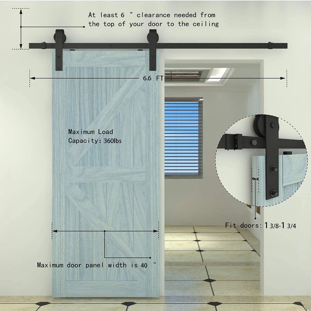 White Gold Lines Painted Solid Core Barn Door 24X80 Y905071