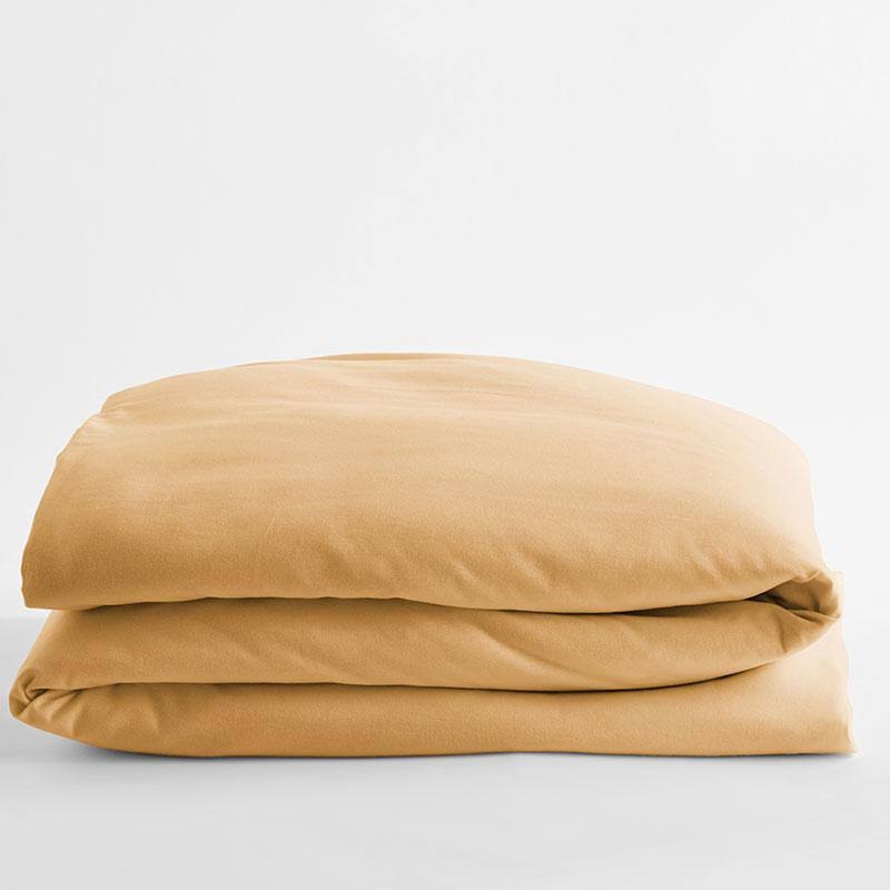 Solid Flannel Duvet Cover Queen A1398