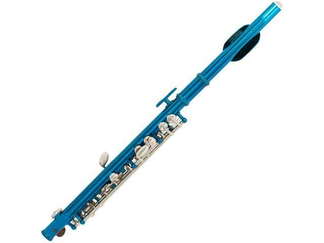 Sky Blue Lacquer C Piccolo with Nickel Keys and Deluxe Case K39870