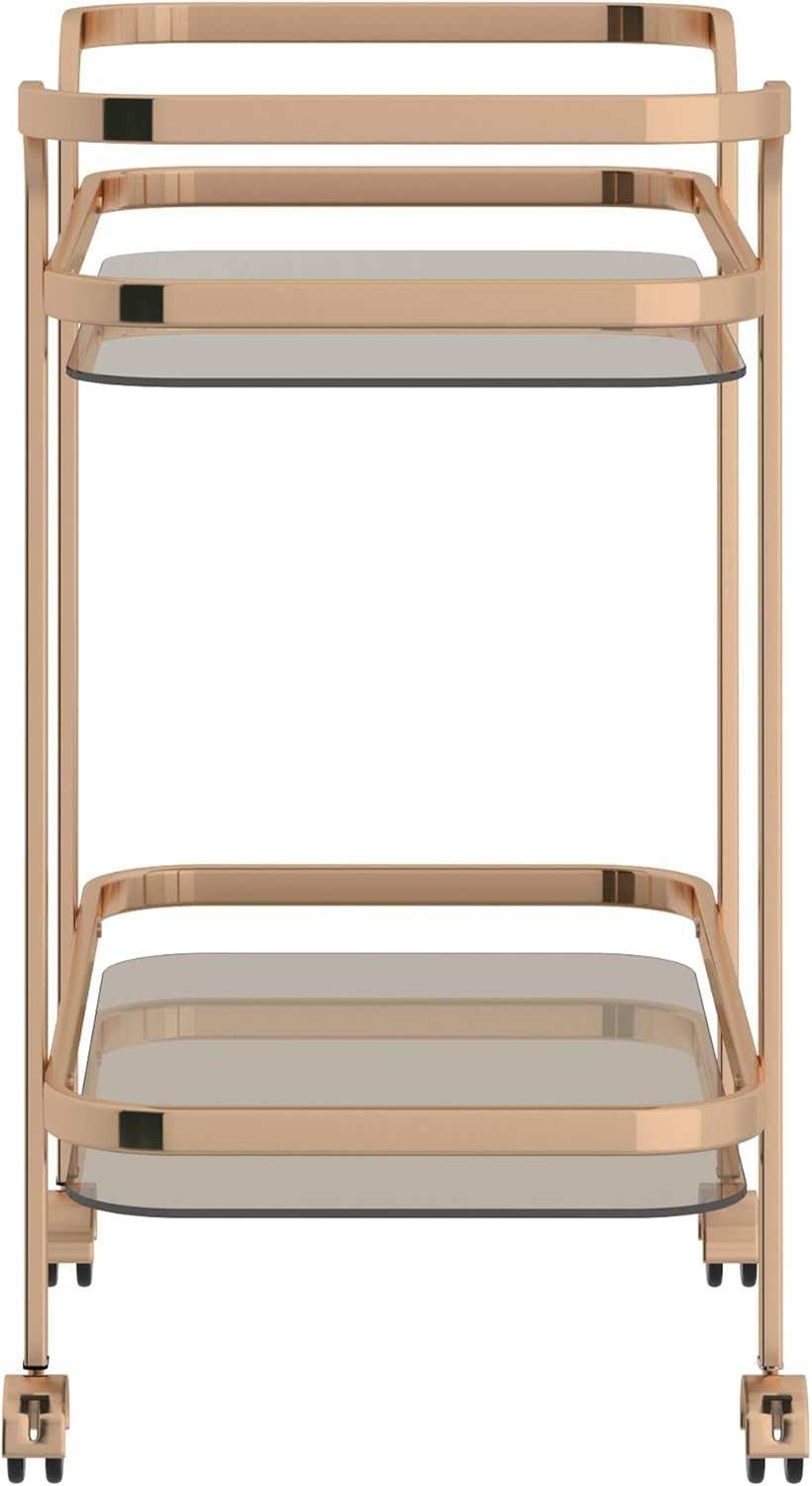 2-Tier Gold Bar Cart C85198