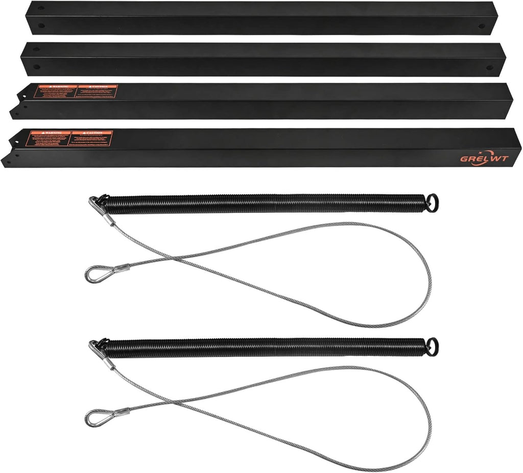 Trailer Gate Lift Assist 2 Sided, Fits Side Rails 10 to 24 Inch, 300 LBS, Black Y243852