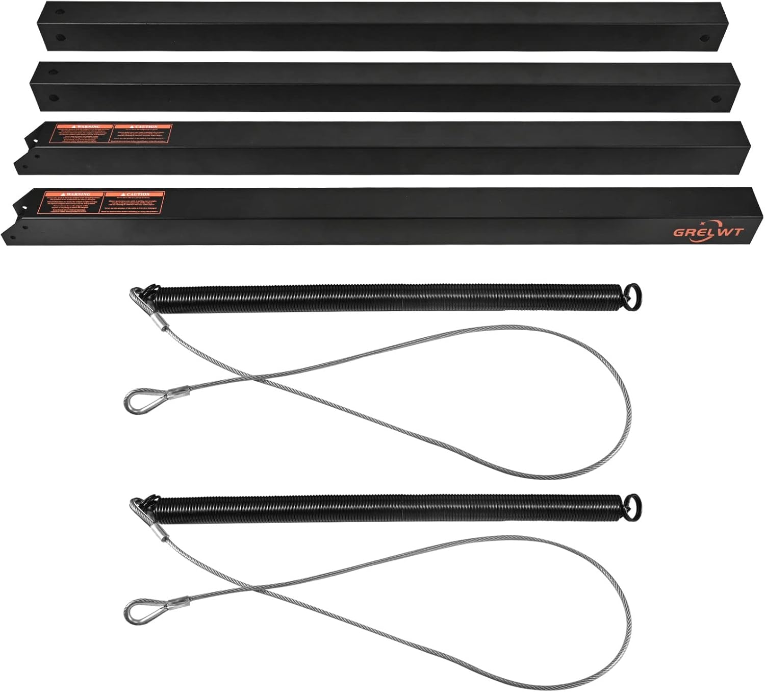 Trailer Gate Lift Assist 2 Sided, Fits Side Rails 10 to 24 Inch, 300 LBS, Black Y243852