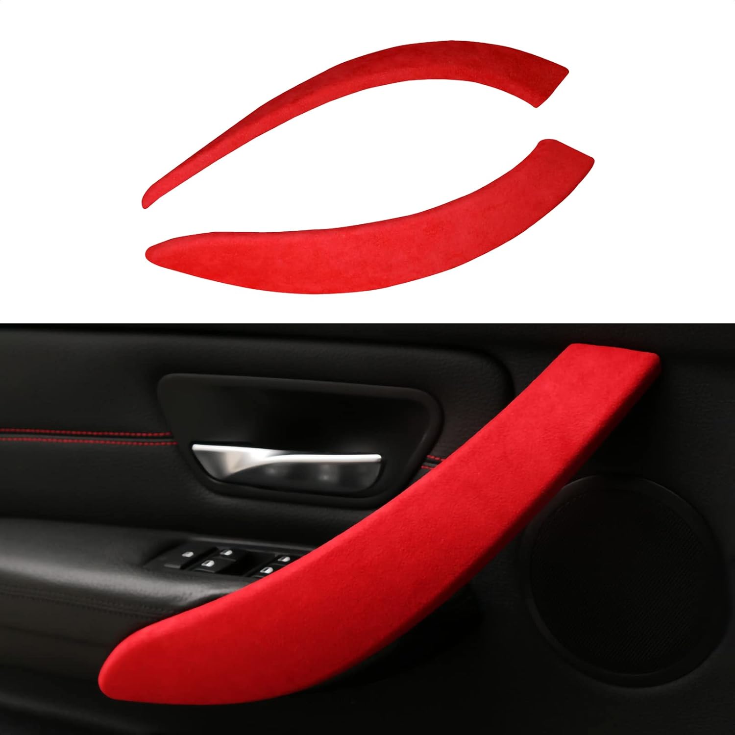 Gray Car Door Handles Trim Accessories Pack of 2 N57541