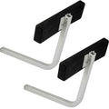 Galvanized Steel Trailer Guide-on with Carpet-padded Boards, One Pair L172