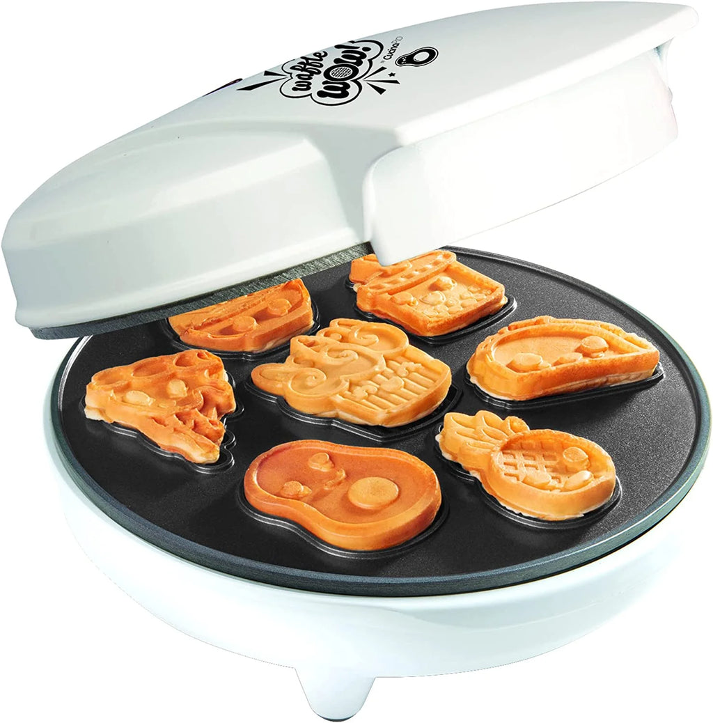 Mini Waffle Maker with 7 Japanese Style Designs A882486