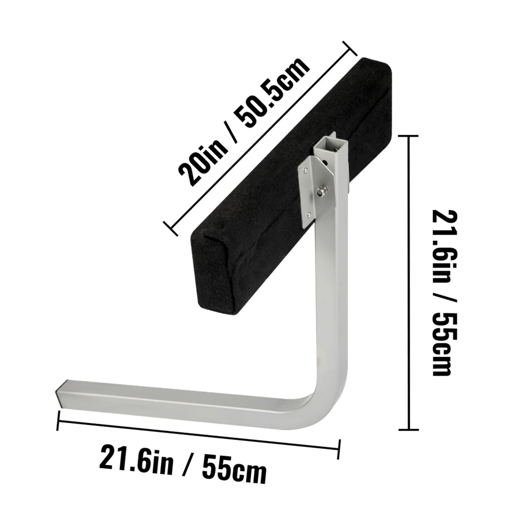 Galvanized Steel Trailer Guide-on with Carpet-padded Boards, One Pair L172