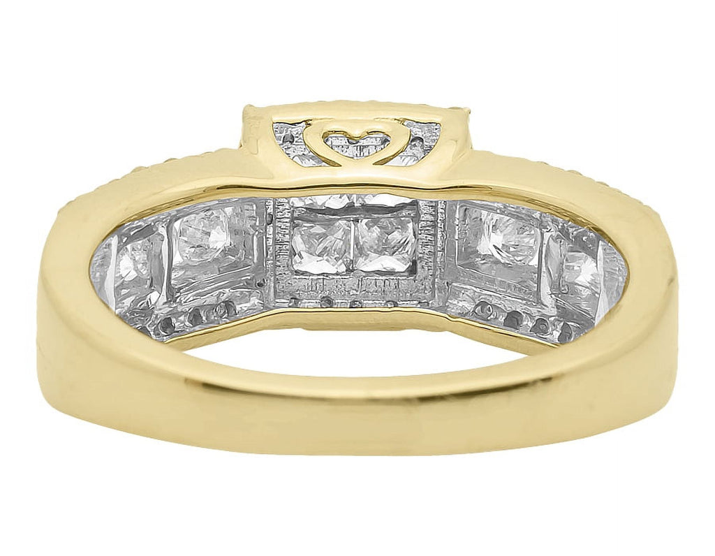 10k Yellow Gold Princess Diamond Engagement Ring (1.02 ct) G652484
