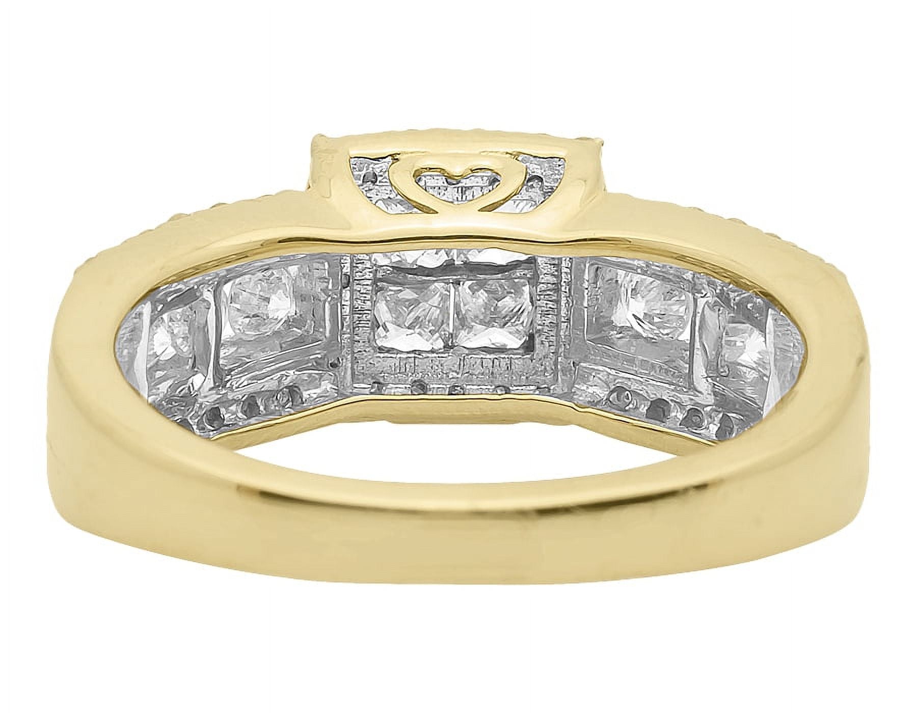 10k Yellow Gold Princess Diamond Engagement Ring (1.02 ct) G652484