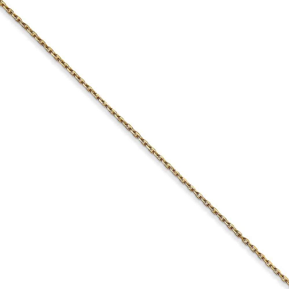 14k Yellow Gold Southern Miss Small Necklace - 20 Inch N627