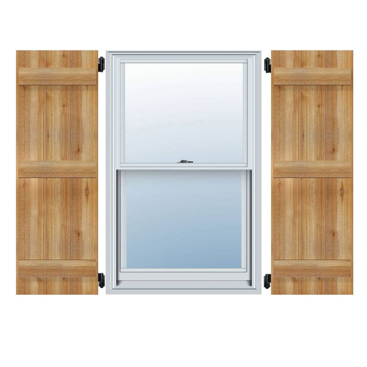 21 1/2x22W x 71x22H Board-n-Batten Shutters K17610