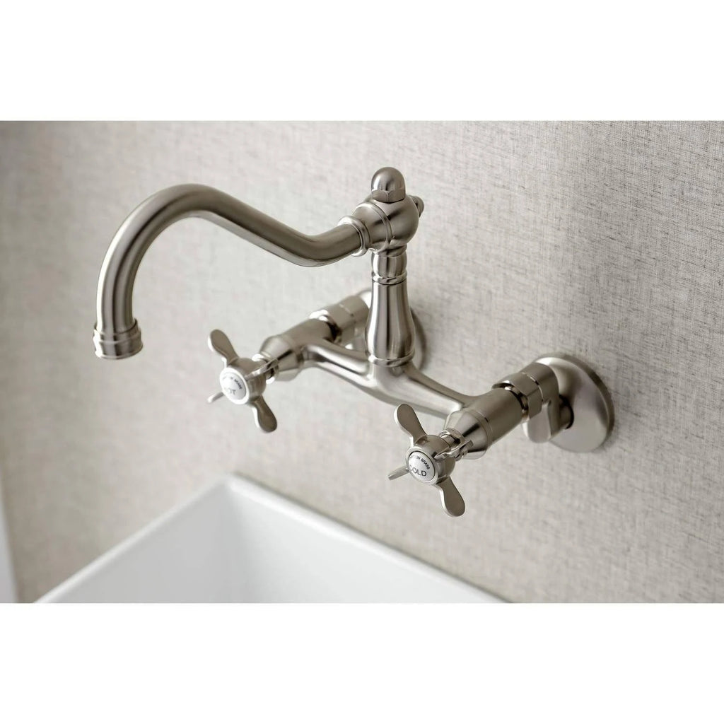 Oil Rubbed Bronze Wall Mount Kitchen Faucet L99295