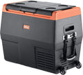 Portable Fridge Freezer with Wheels, 12-volt Compressor Cooler, Single Zone E621