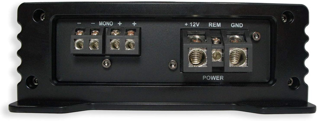 Dual 10" Loaded Sub Box Enclosure with Amplifier and 4 Gauge Amp Install Kit B68091